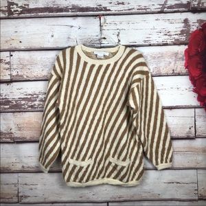 Geoffrey Beene vintage unisex wool woven sweater